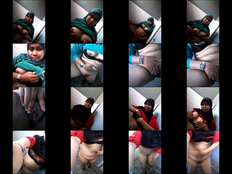 Nonton Bokep Dosen Jilbab Hijau Pamer Tete Di Toilet