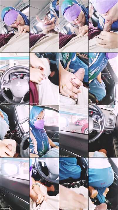 Nonton Bokep Jilbab Biru BJ Di Mobil