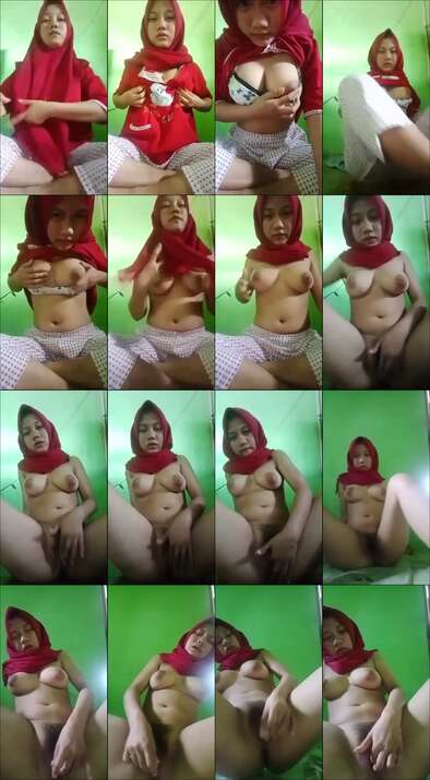 Streaming Cewek Cantik Jilbab Merah Masturbasi